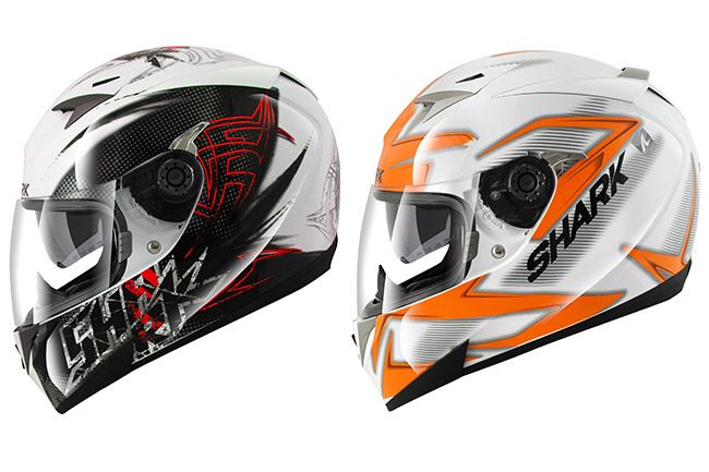 Shark releases Finks and Creed graphics for S900C helmet